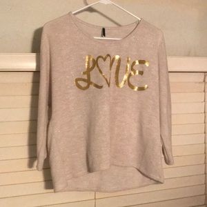 Love long sleeve shirt